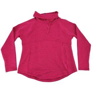 Tuff Athletics Women's Pink Long sleeve Textured Top / Size Large
